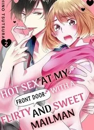 Cover image of Charakute Amai Yubinyasanto Genkansaki De Hatsunetsu Etchi